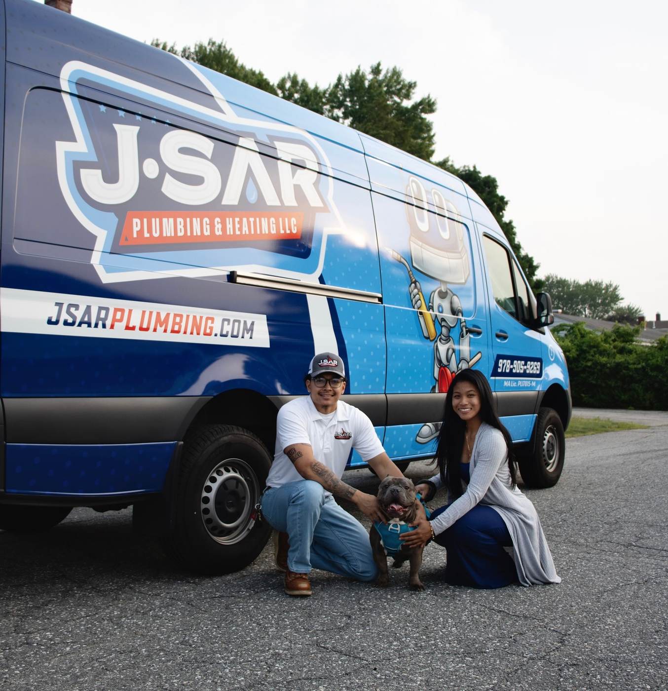 J.Sar Plumbing van wrap